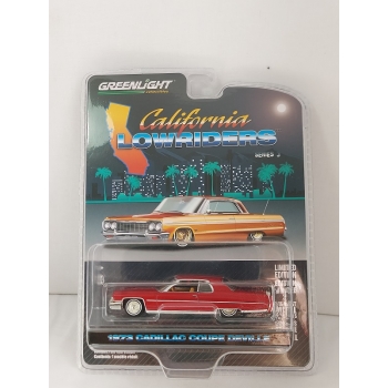 Greenlight 1:64 Cadillac Coupe deVille Lowrider 1973 custom maroon